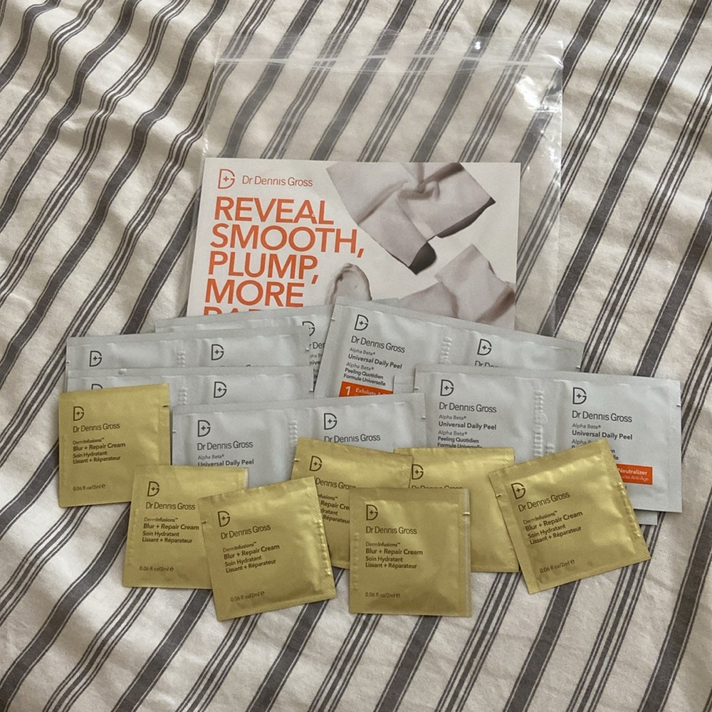 Dc Dennis Gross Blur + Repair Cream and Alpha Beta Universal Daily Peel